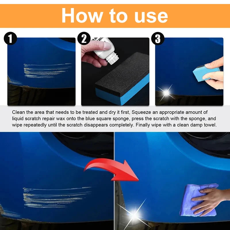 Car Scratches Remover Car Body Paint Care Auto Remove Scratch Repair Broken Paint Smooth anti Scratch Wax Auto Body Grinding